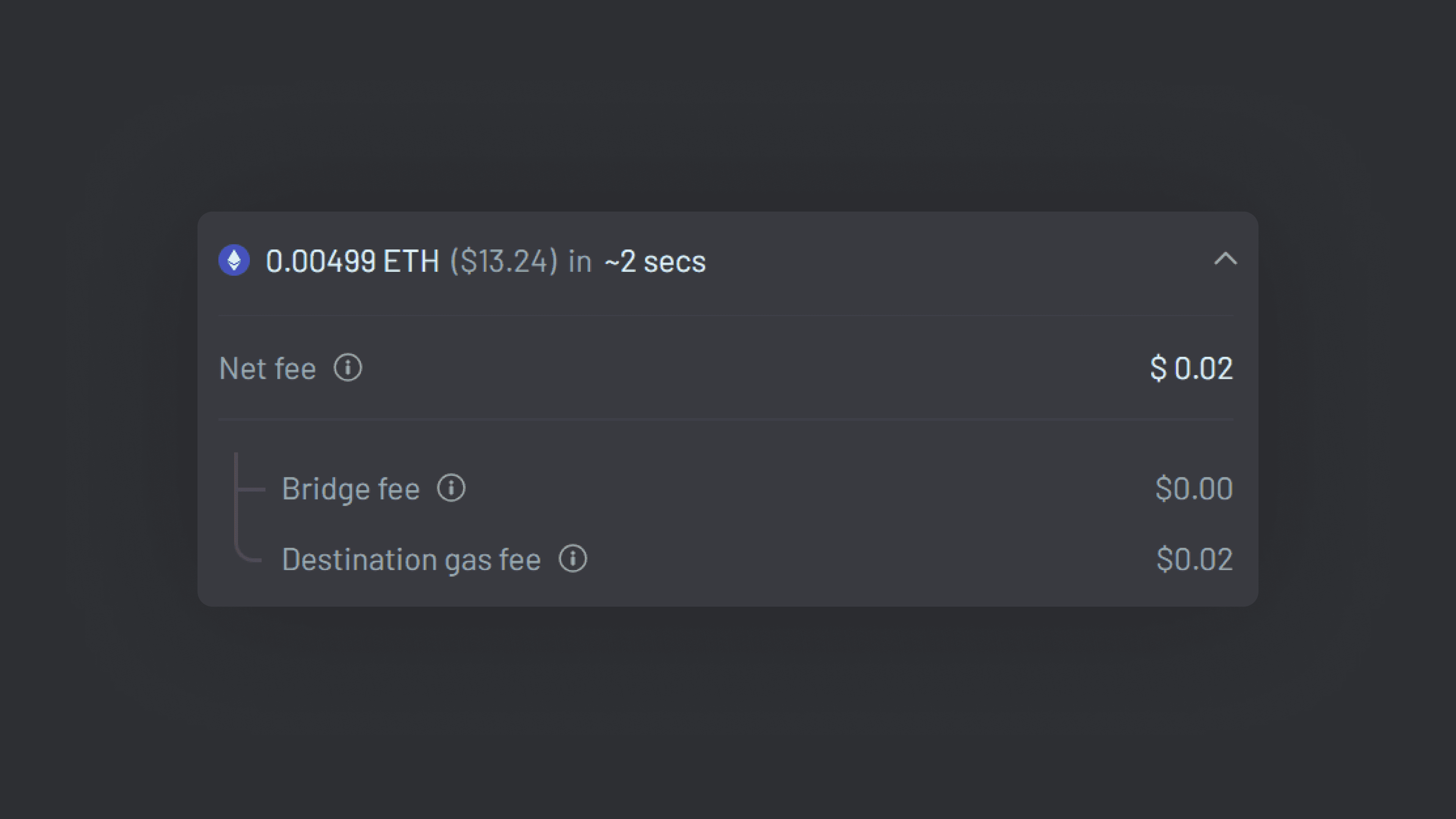 Linea Bridge (Graphic 5) Choose your origin chain and select World Chain as your destination chain, and review the estimated fill time and fees.
