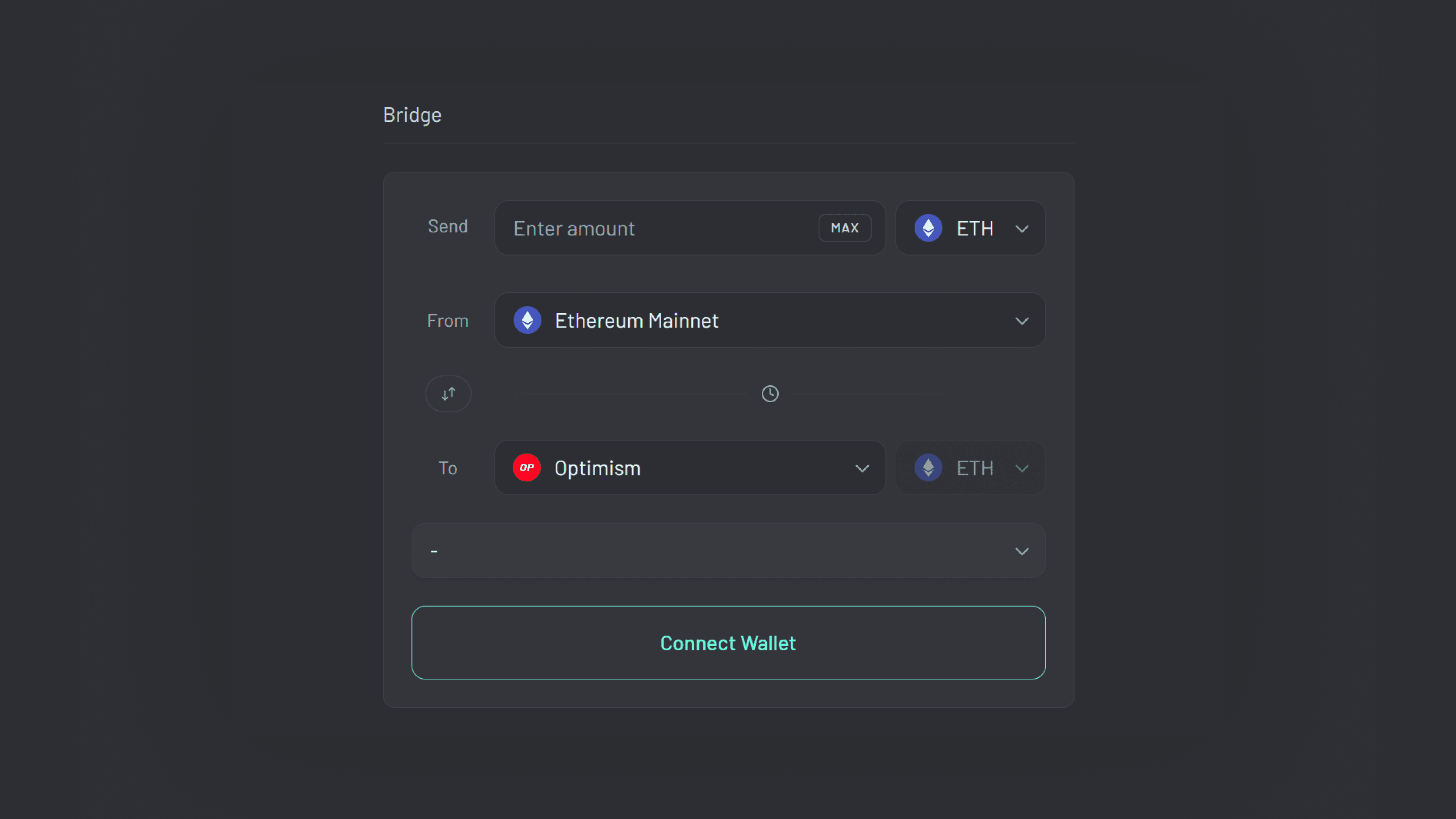 Optimism Bridge: Specify the Origin and Destination Chain