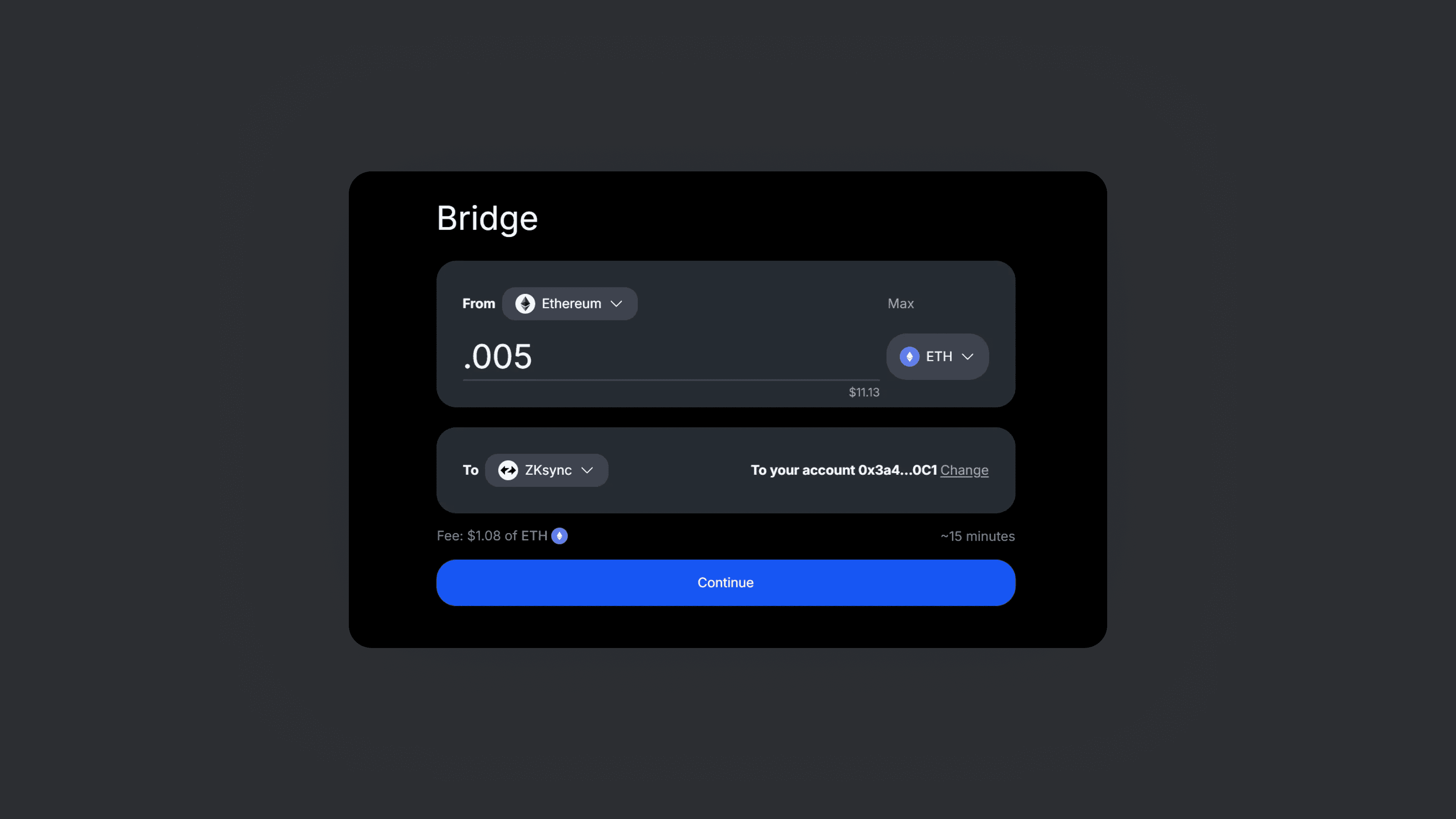 ZKsync Native Bridge Interface