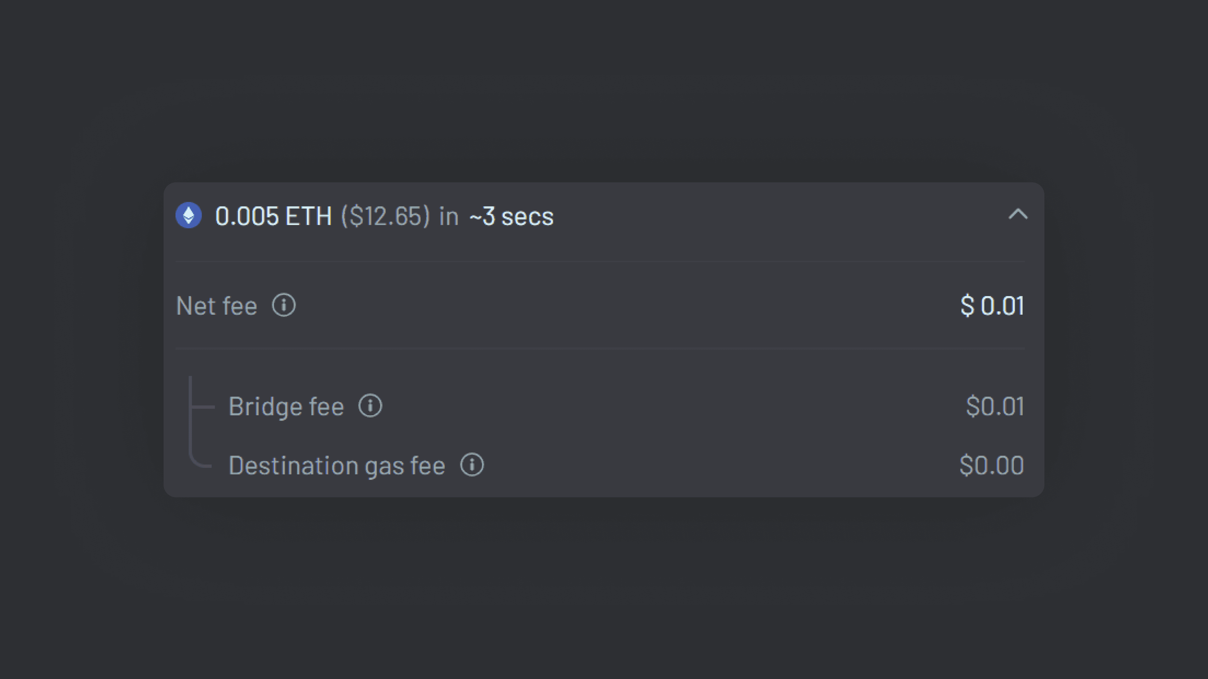 World Chain Bridge (Graphic 5) Choose your origin chain and select World Chain as your destination chain, and review the estimated fill time and fees.